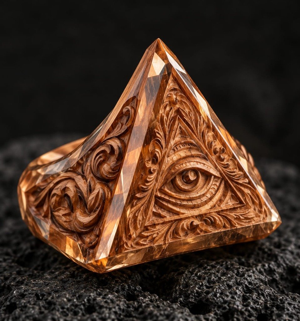 Golden Amber Providence Pyramid