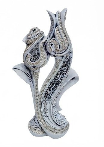 The Calligraphic Floral Monolith