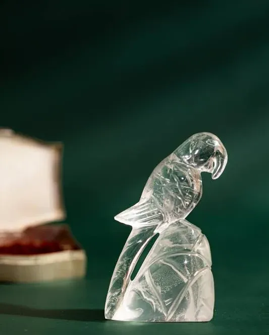 Clear Quartz Avian Sculpture